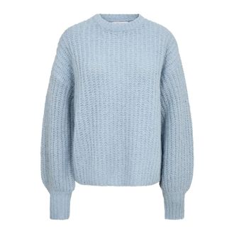 Co'Couture Prenda de punto de cuello redondo - Knitwear - Mujer - Azul - XS