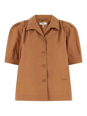 Chlo&eacute; Logo Embroidery Shirt