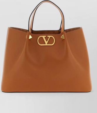 Valentino Garavani vlogo signature medium leather tote bag