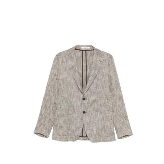 Tagliatore Textured Two-button Blazer