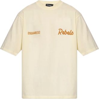 Dsquared2 T-shirt con ricamo - Toni neutri