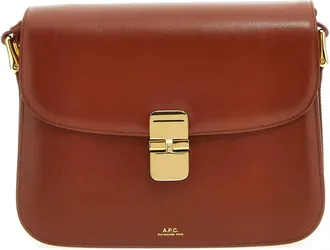 A.P.C. Brown Grace crossbody bag