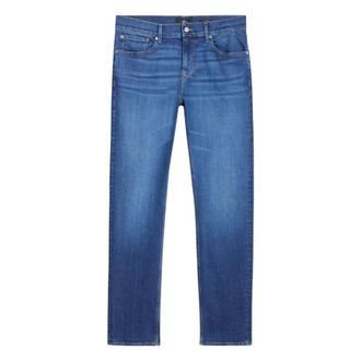 7 For All Mankind Slim-fit Jeans, male, Blue, Size: W34 Slimmy Jeans