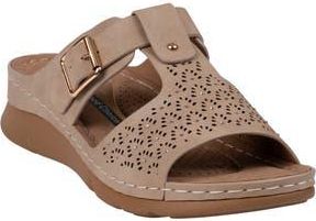 Good Choice Shoes Loni Platform Wedge Sandal in Nude at Nordstrom Rack, Size 7.5