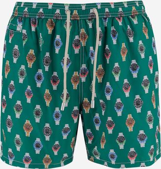 MC2 Saint Barth nylon badpak met fantasiepatroon