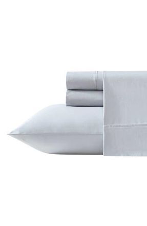 Vera Wang Egyptian Cotton Percale Sheet Set in Light Blue at Nordstrom Rack, Size Queen