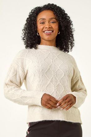 Roman Cable Knit Jumper