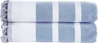 Brooks Brothers Turkish Pesthemal 2Pc Bath Sheets