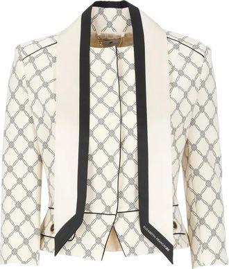 Elisabetta Franchi Donna, Giacche, Beige, M, new