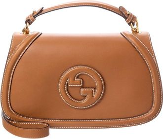 Gucci Blondie Large Leather Top Handle Shoulder Bag