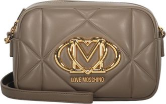 Love Moschino Logo-lettering Schoudertas - Dames - Schoudertassen - Bruin - ONE Size - Tassen