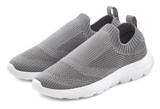 Lascana Sneaker LASCANA, Damen, Gr. 36, grau, Obermaterial: 100% Textilmaterial. Decksohle: 100% Textilmaterial. Futter: 100% Textilmaterial. Laufsohle: 100% 