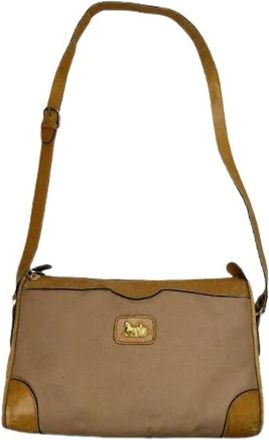 Celine Pre-owned Shoulder Bags, female, Beige, Size: ONE SIZE Pre-owned Vintage Shoulder Bag