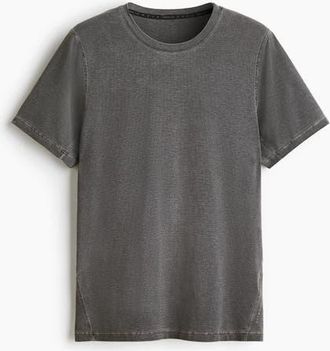 H&M Running T-shirt With Drymove in Dark Gray at Nordstrom, Size Xx-Large