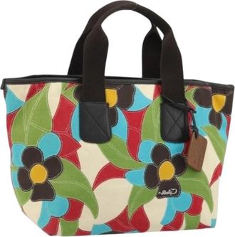 Bally Pre-owned Handtas - Dames - Vintage Shopper - Veelkleurig - ONE Size - Leer - Vintage