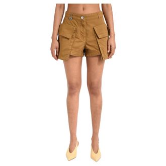 Pinko Short Shorts, female, Brown, Size: M Casual Shorts