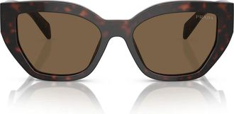 Prada Sunglasses Pra09 S 16 N5 Y1 Tortoise/Dark Brown Unisex