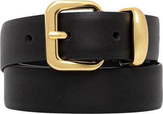 Trussardi Leren riem - Dames - Accessoires - Zwart - Maat: 80 CM Leer