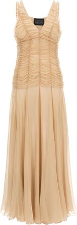 Giovanni Bedin Multicolor Silk Long Womens Dress