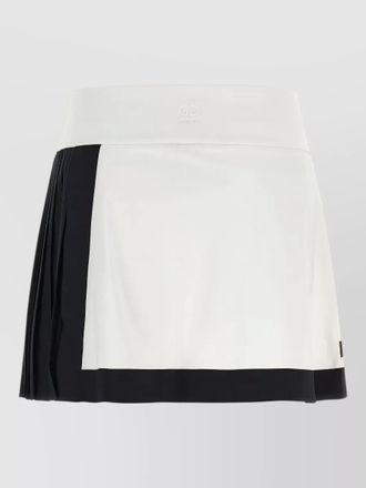 Goldbergh axelle skort pleated detail contrasting panel