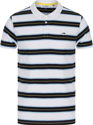 Le Shark Mens Urlwin Yarn Dyed Striped Cotton Pique Polo Shirt