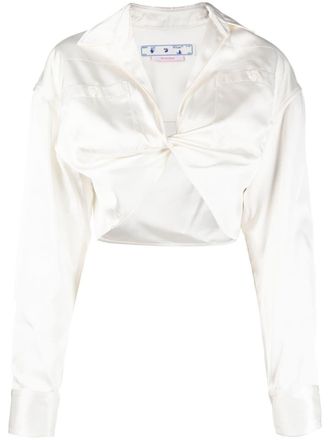 Off-white Camicia crop - Bianco