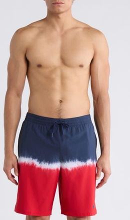 Nike 9-Inch Volley Swim Shorts in Blue/Red at Nordstrom Rack, Size Xx-Large