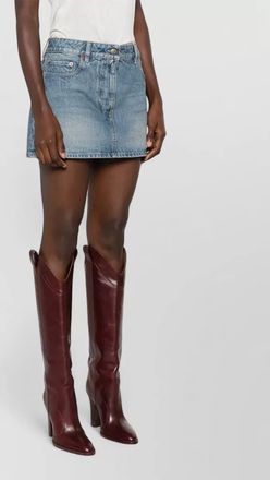 Valentino Garavani denim high-rise skort