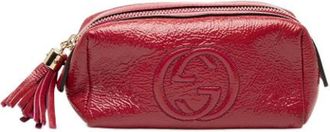 Gucci Pre-owned Bags, female, Red, Size: ONE SIZE Pre-owned Soho Cosmetic