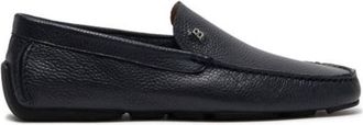 Bally Wander Grained Leather Loafers, Brand Size 4.5 ( US Size 5.5 )
