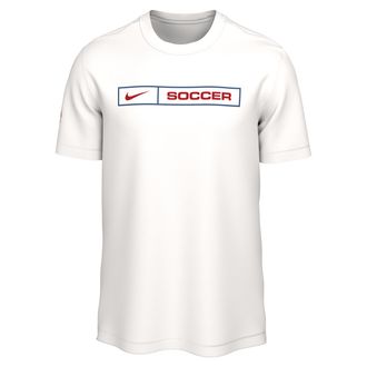 Nike Mens Soccer Logo T-Shirt in White | JK5102-100