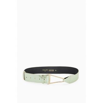 Patrizia Pepe Green Goatskin Regular Womens Belt