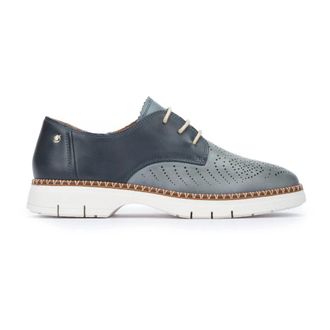 Pikolinos Henares Veter-schoen - Dames - Veterschoenen - Blauw - 40 EU - Leer - Schoenen