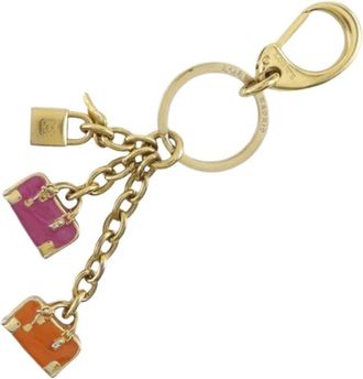 Loewe Pre-owned Fabric Sleutelhanger - Dames - Vintage Accessoires - Geel - ONE Size - Vintage