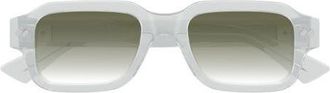 Bottega Veneta 51mm Rectangular Sunglasses in Grey at Nordstrom