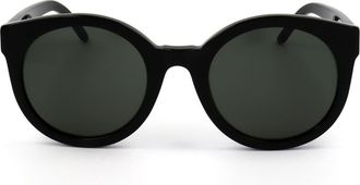Retro Superfuture 47mm Round Sunglasses in Black at Nordstrom Rack