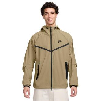 Nike Mens Tech Woven WR Full-Zip Jacket - Parachute Beige/Black Size XXL