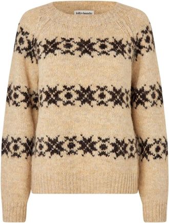 Lollys Laundry Truien - Dames - Truien - Beige - Maat: S