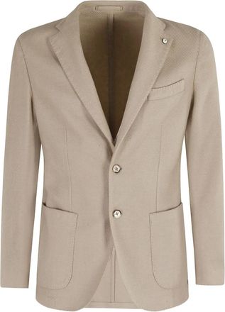 L.B.M. 1911 Blazer con tasche applicate - Toni neutri