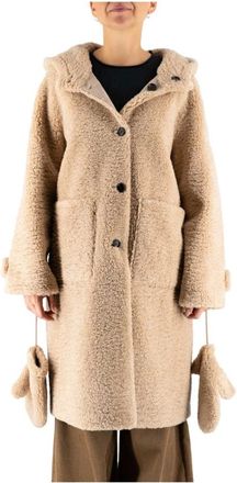 Montereggi Donna, Cappotti, Beige, S, new
