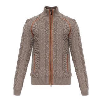 Diesel K-Inoki Vest - Heren - Vesten - Beige - M - Katoen - Truien & Vesten