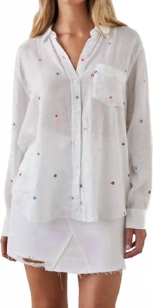 Rails Charli Shirt In Multi Daisy Embroidery