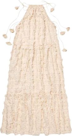 Munthe Bohdana Jurk - Dames - Casual kleedjes - Beige - M - Polyester - Kleedjes