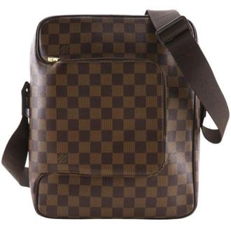 Louis Vuitton Pre-owned Damier Canvas Shoulder Bag - Dames - Pre-owned - Bruin - Maat: ONE Size