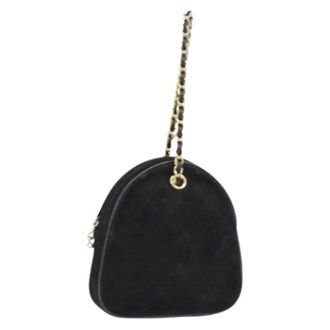 Chanel Borsa Mini Pre-owned in Camoscio - - Pre-owned - Donna - Nero - ONE SIZE