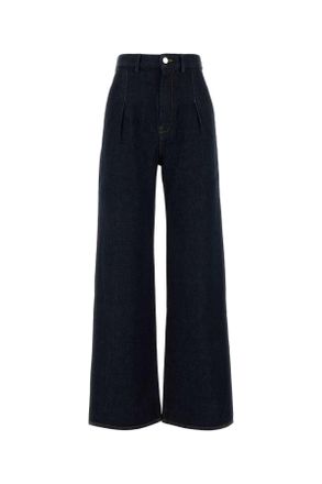 LouLou Midnight Blue Denim Attu Wide Leg Jeans