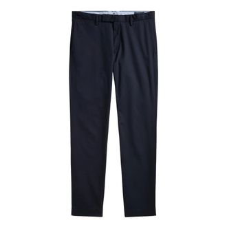 Ralph Lauren Suit Trousers, male, Blue, Size: W34 Stretch Slim Fit Chino Pant