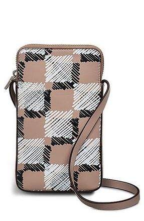Radley London Check Me Out Medium Phone Crossbody Bag in Latte at Nordstrom Rack