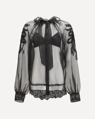 Ermanno Scervino Lace Shirt Female 38