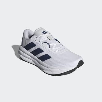 adidas Laufschuh ADIDAS PERFORMANCE GALAXY 7, Herren, Gr. 42,5, weiss (cloud wei&szlig;, dunkelblau, core schwarz), Synthetik, Textil, Schuhe Laufschuh